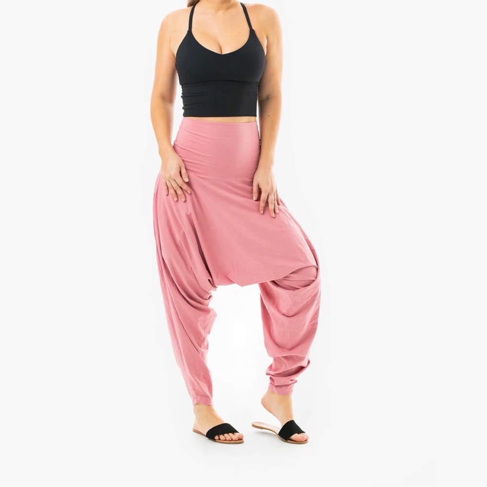 Elegant Mauve Women's Wide Leg Pants